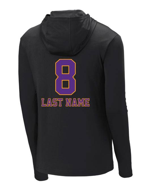 MAMBAmentality Personalized ADULT Sport-Tek Performance Hoodie Long Sleeve - Black