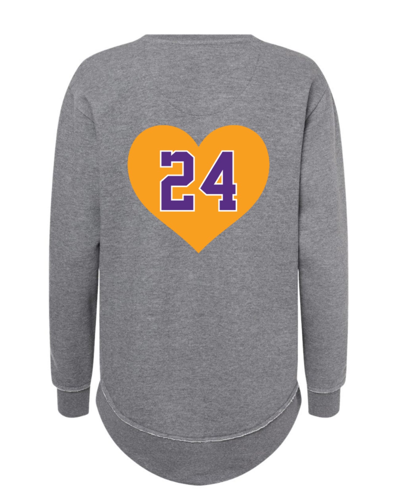 MAMBAmentality Personalized Symbol WOMENS LAT Weekend Fleece Sweatshirt - Granite Heather