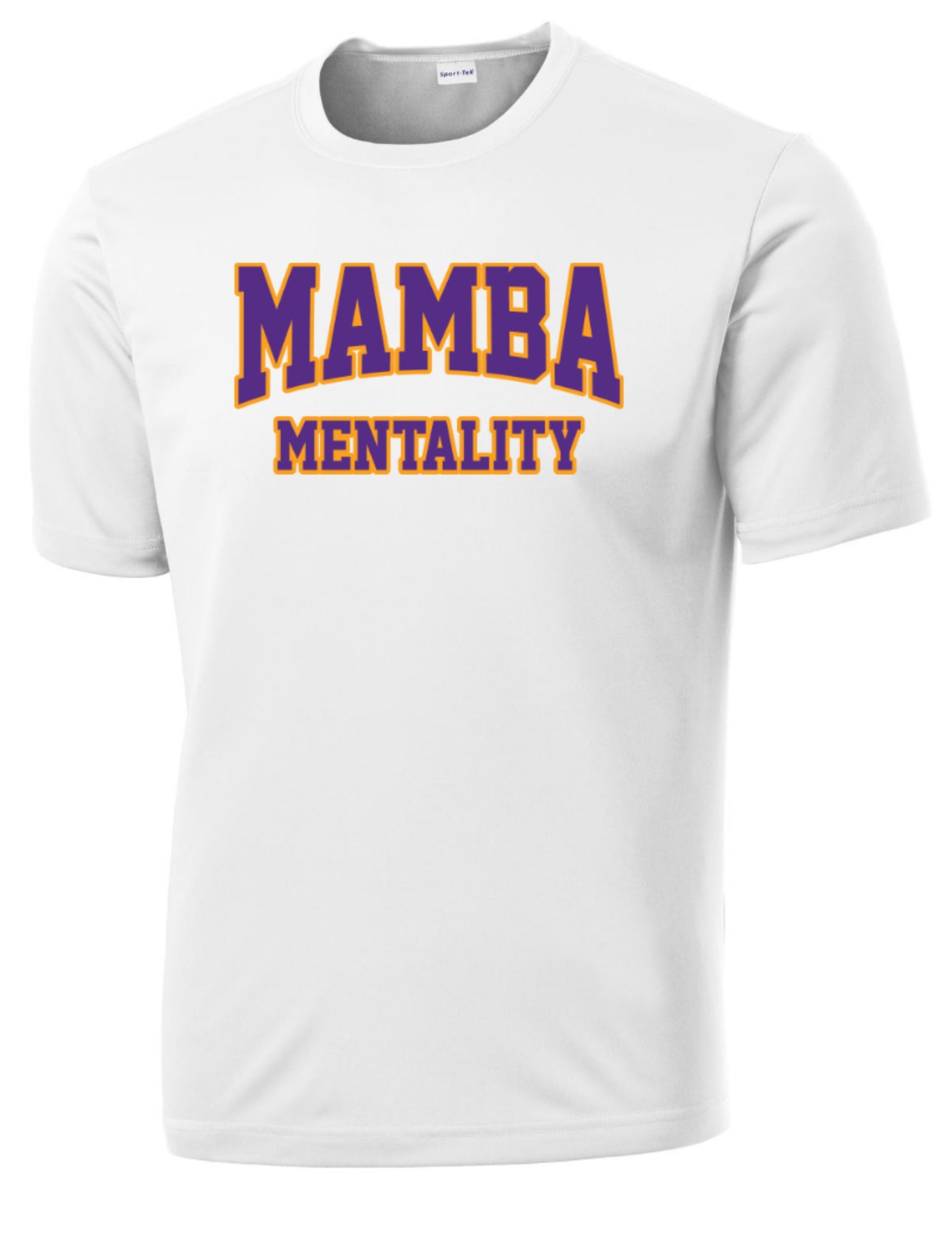 MAMBAmentality Symbol ADULT Sport-Tek Performance Short Sleeve - Purple CamoHex