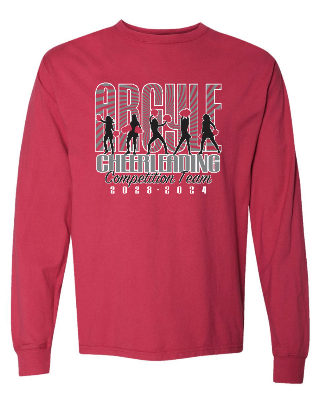 FINAL FEW - AMScheercompetion Long Sleeve - Crimson Fall