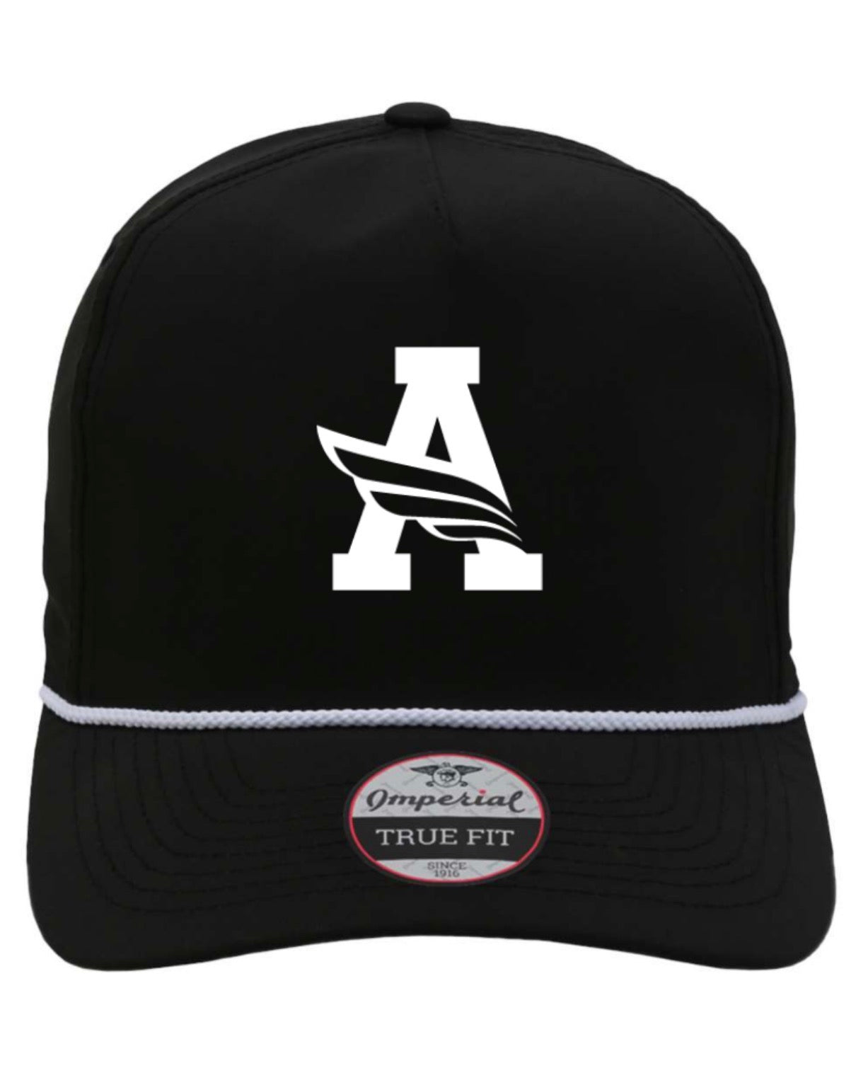ARGYLEISDleadership Imperial Wingston Rope Hat - Black/White