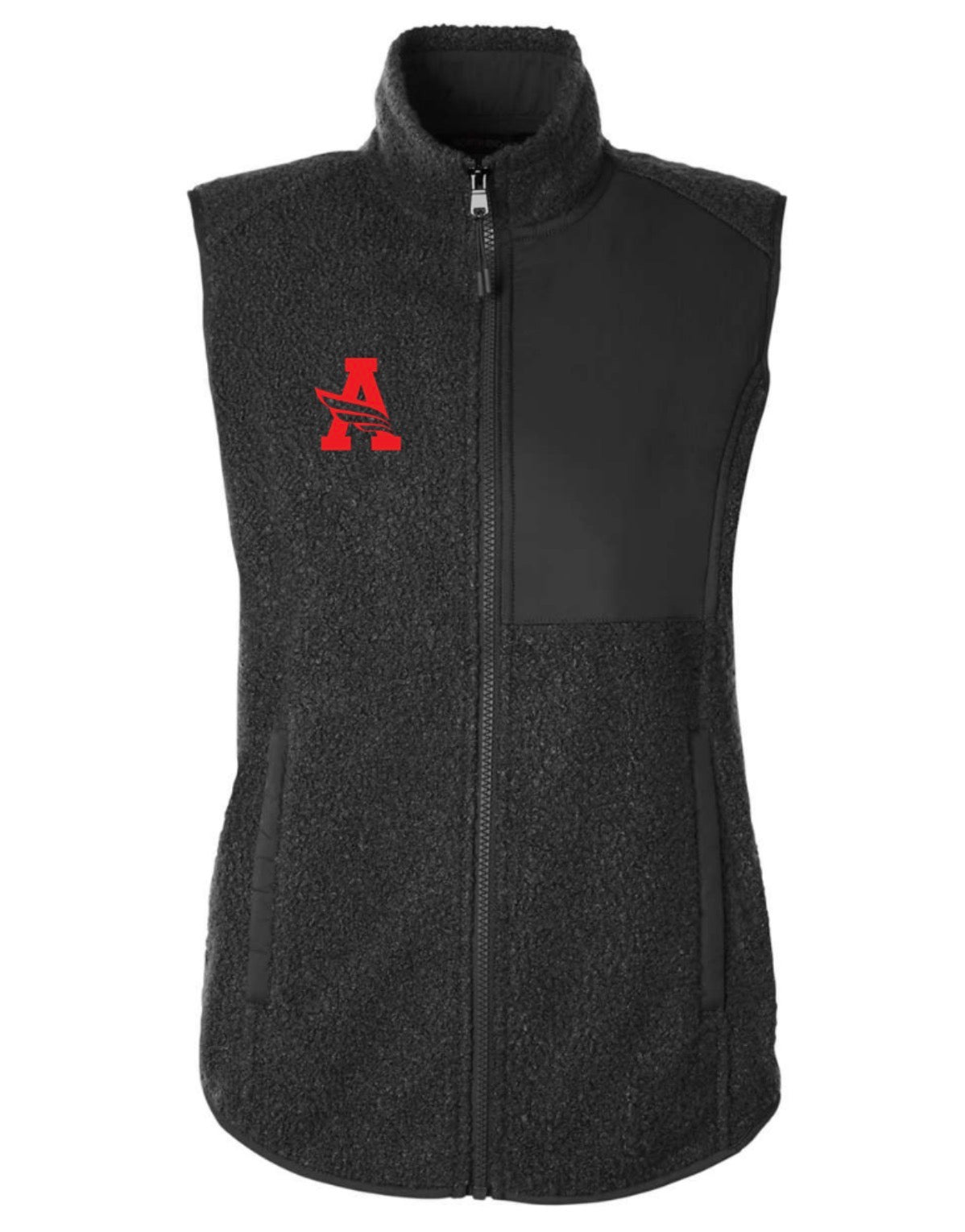 ARGYLEISDleadership North End Women's Sweater Fleece Vest - Carbon/Carbon