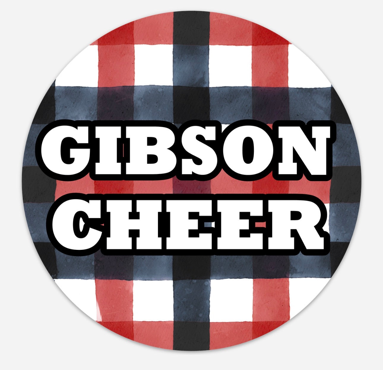 2026ARGYLECheer Vinyl Sticker - Gibson Middle School