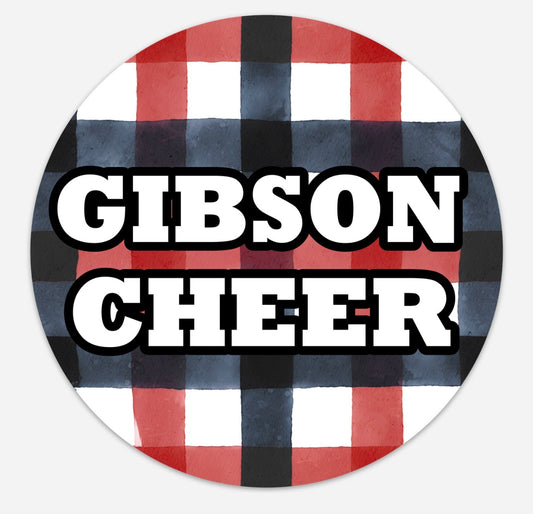 2026ARGYLECheer Vinyl Sticker - Gibson Middle School