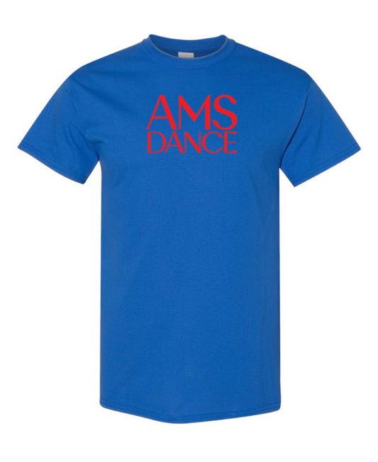 AMS Dance Short Sleeve Tee - Youth + Adult - Royal
