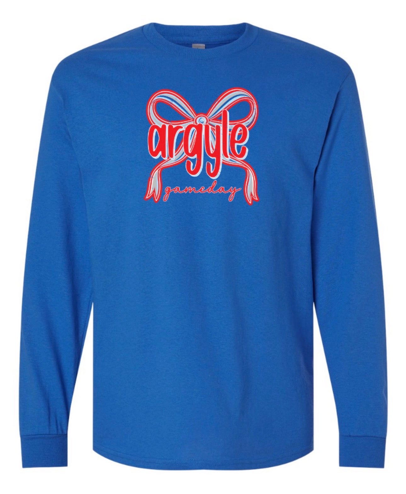 AMS Dance GAMEDAY Long Sleeve Tee - Youth + Adult - Royal