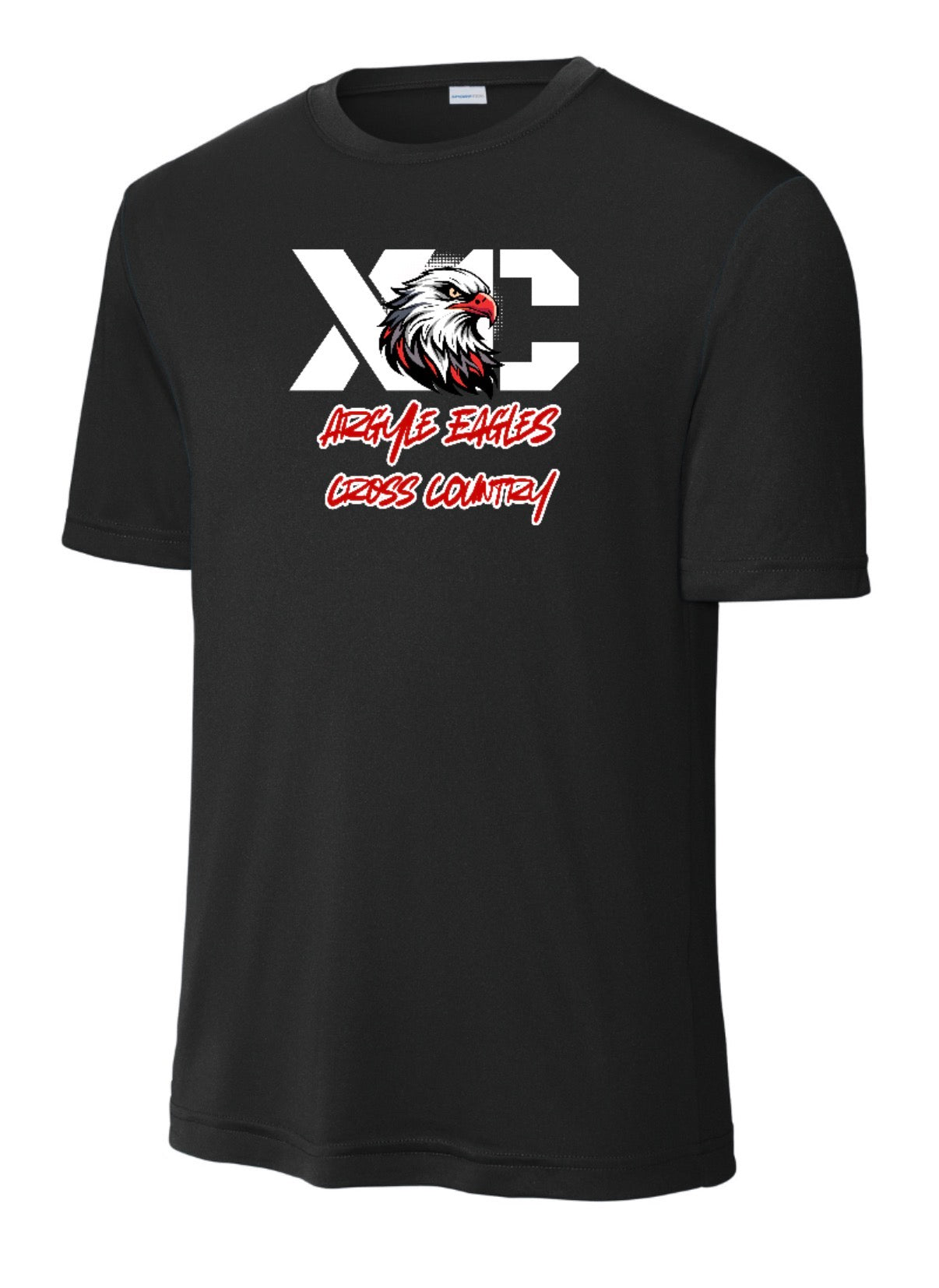 2026 Argyle Cross Country - DRI-FIT Short Sleeve Tee - Adult - Black