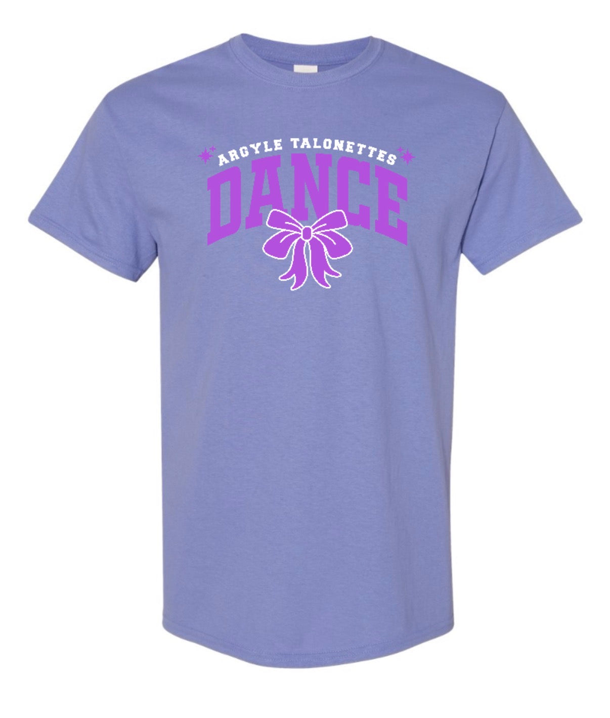 Talonettes DANCE - Gildan 100% Cotton Short Sleeve Tee - ADULT - Violet