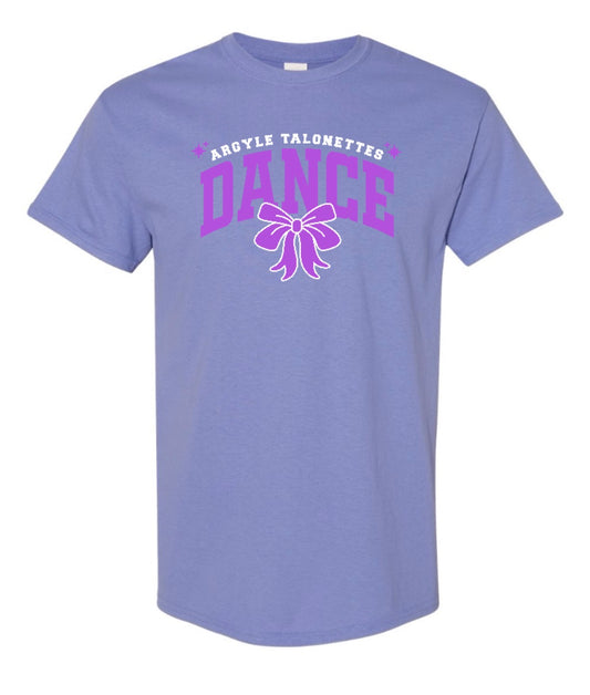 Talonettes DANCE - Gildan 100% Cotton Short Sleeve Tee - ADULT - Violet