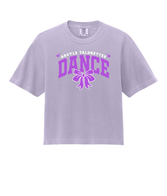Talonettes DANCE - Comfort Colors CROP Short Sleeve - ADULT - Orchid
