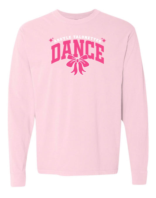 Talonettes DANCE - Comfort Colors Long Sleeve - ADULT - Blossom Pink
