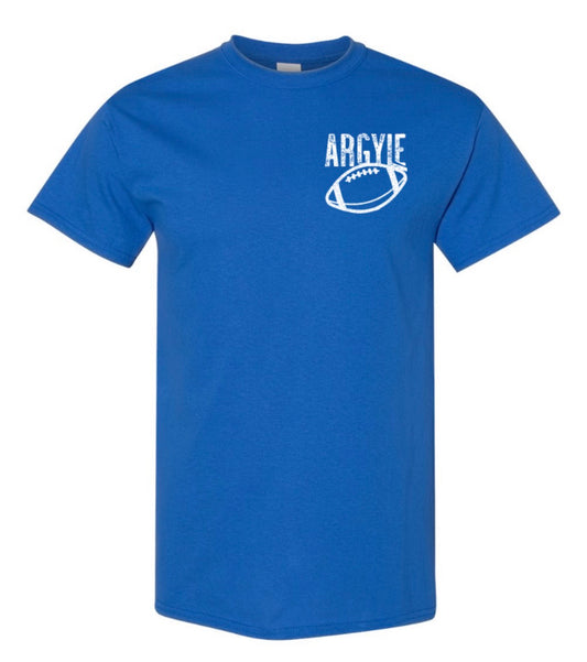 Talonettes FOOTBALL - Gildan 100% Cotton Short Sleeve Tee - ADULT - Royal