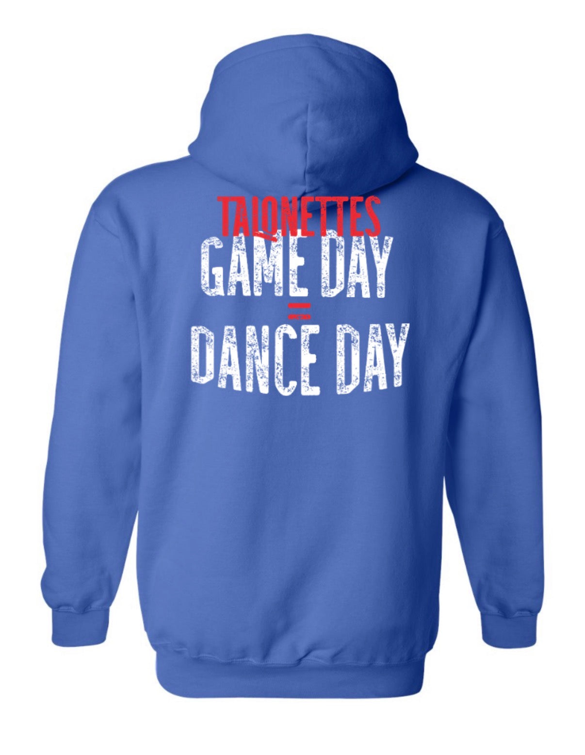 Talonettes FOOTBALL -  Gildan Heavy Blend Hooded Pullover Sweatshirt - ADULT - Royal