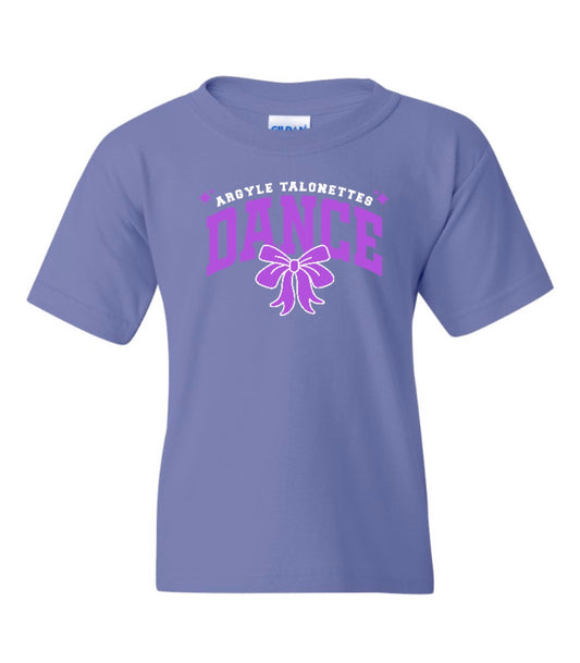 Talonettes DANCE - Gildan 100% Cotton Short Sleeve Tee - YOUTH - Violet