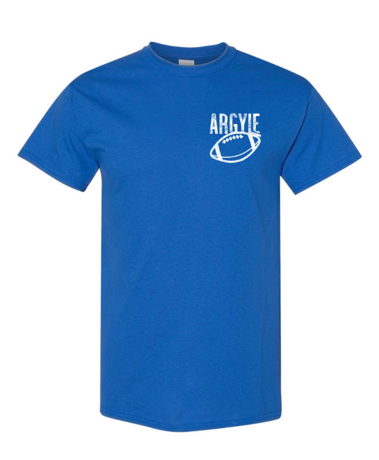 Talonettes FOOTBALL - Gildan 100% Cotton Short Sleeve Tee - YOUTH - Royal