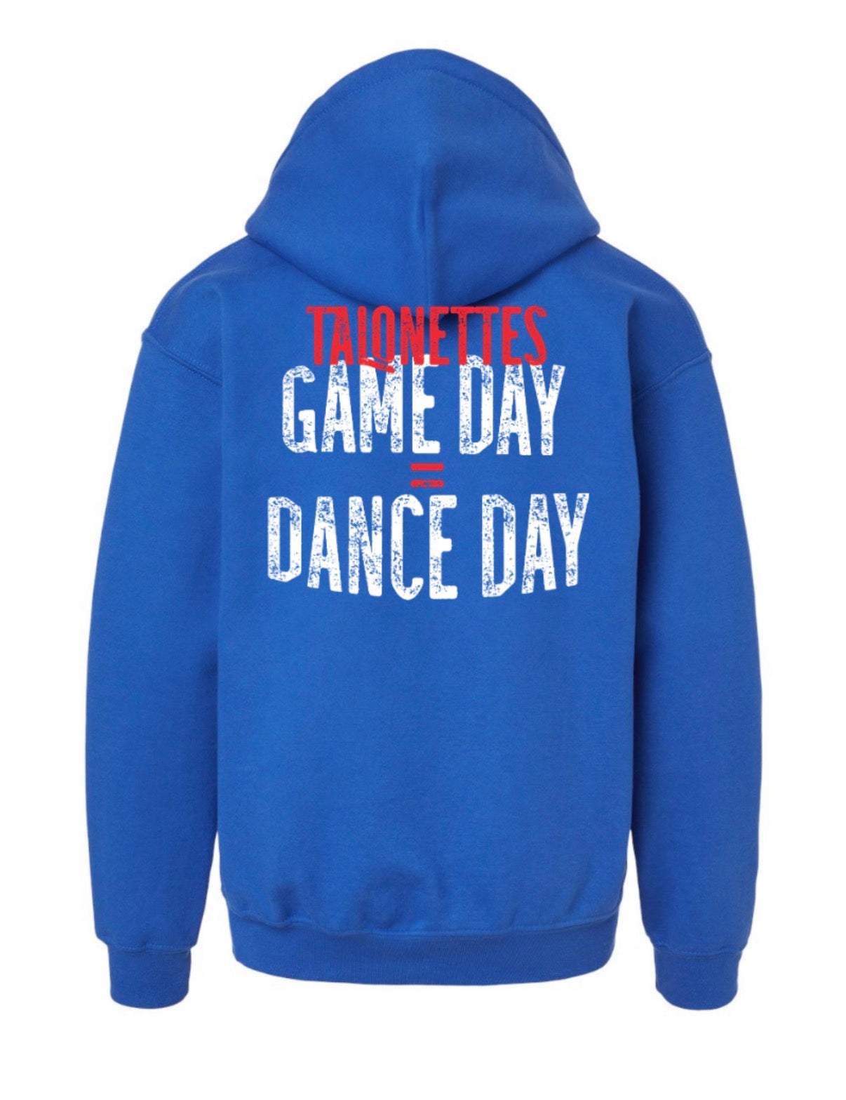 Talonettes FOOTBALL -  Gildan Heavy Blend Hooded Pullover Sweatshirt - YOUTH - Royal