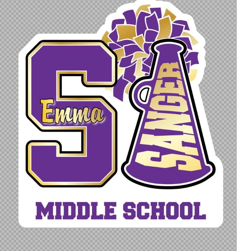 2025 Sanger MIDDLE SCHOOL Yard Sign + Vinyl Sticker