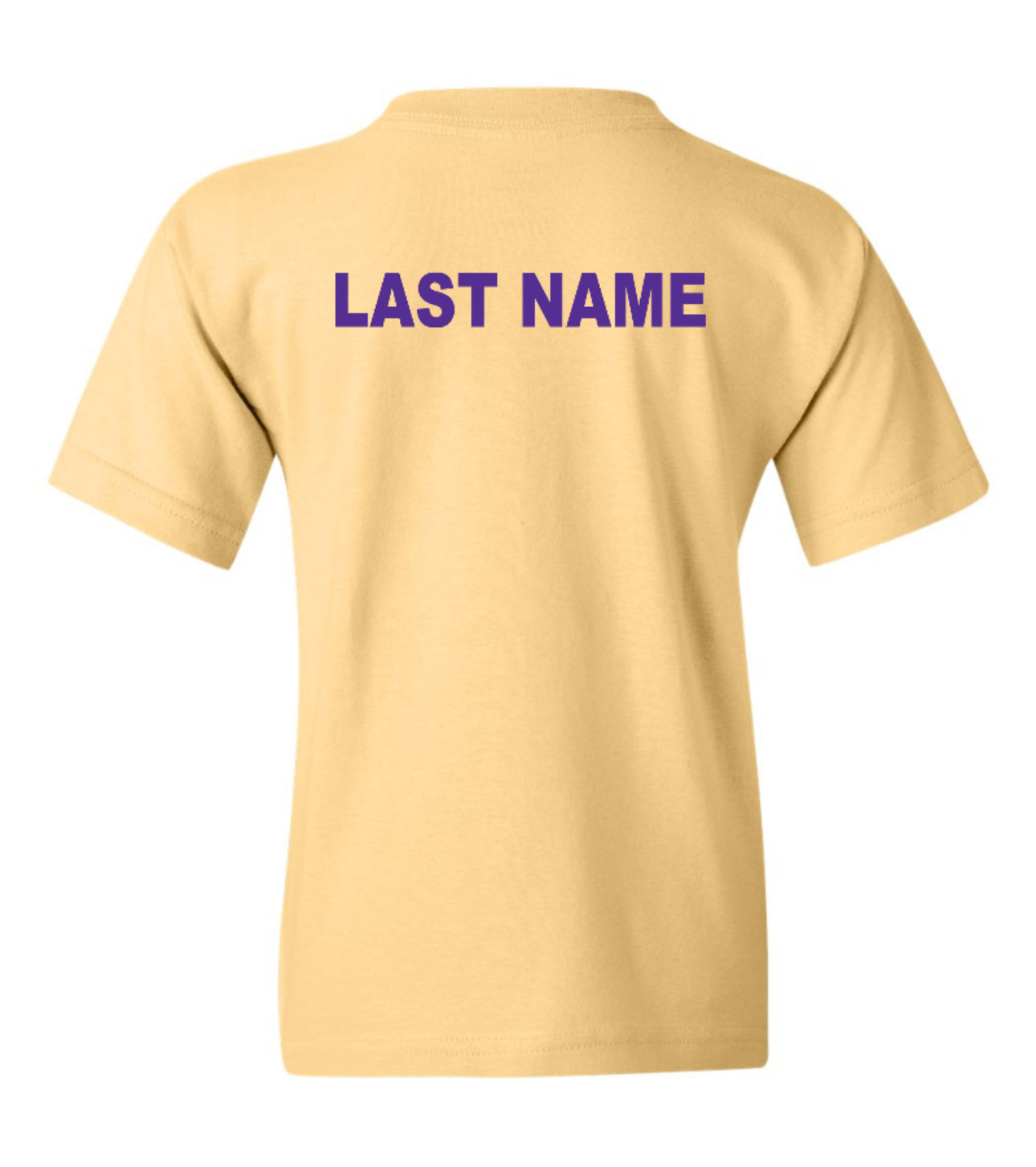 2025 Sanger Cheer - Backflip Babes - Short Sleeve Tee - Youth - Yellow Haze