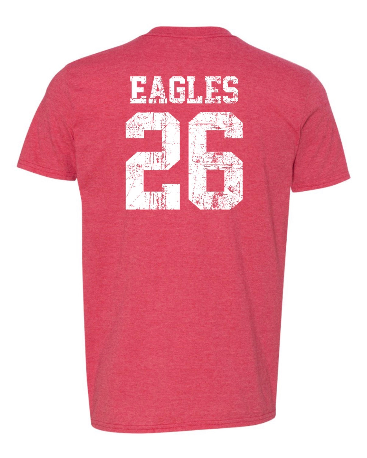 Argyle RED OUT Softstyle Short Sleeve Tee - Youth + Adult - Heather Red