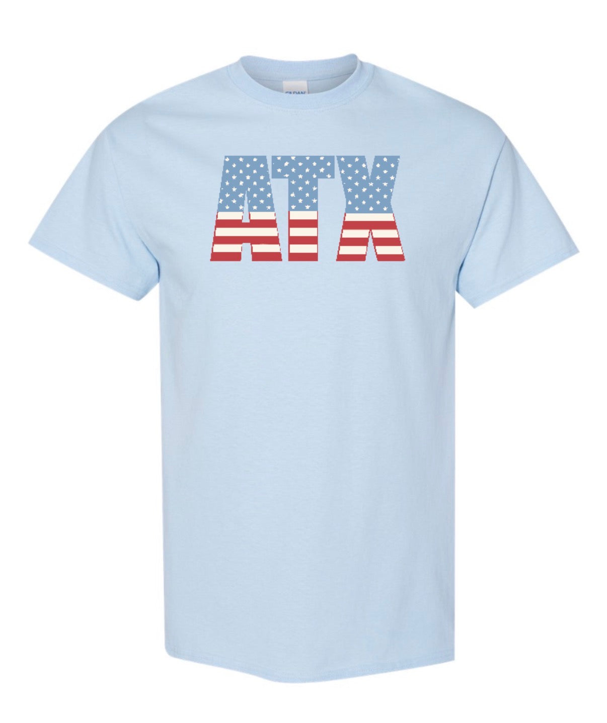 Argyle USA HeavyCotton Short Sleeve Tee - Youth + Adult - Light Blue