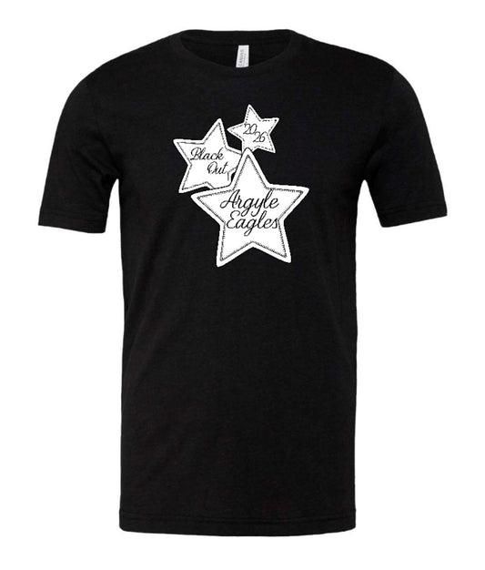 Argyle GLOW IN THE DARK Bella+Canvas CVC Jersey Short Sleeve Tee - Youth + Adult - Black Heather