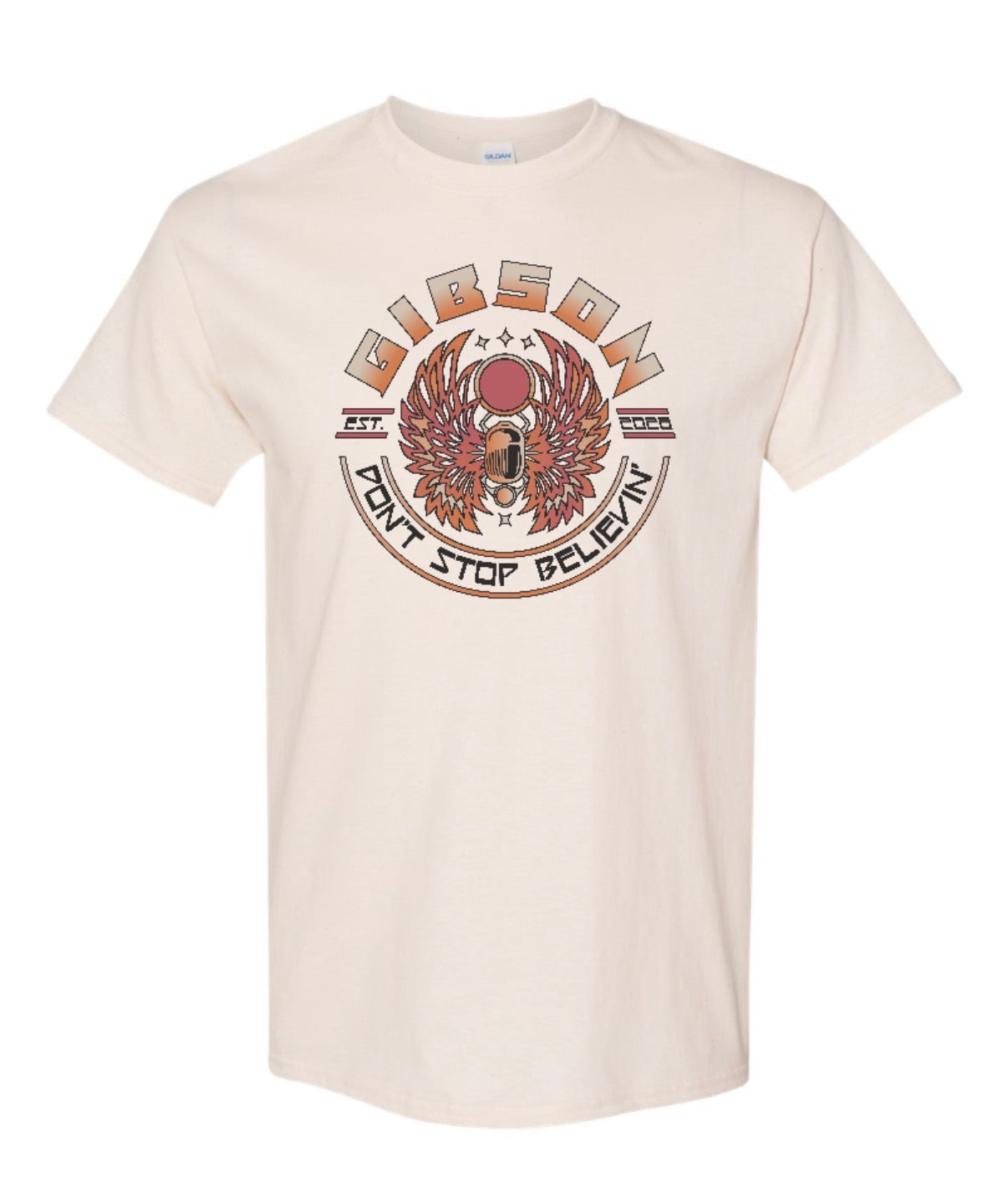 2026 Gibson Journey Circle - Gildan Heavy Cotton Short Sleeve Tee - YOUTH + ADULT - Natural