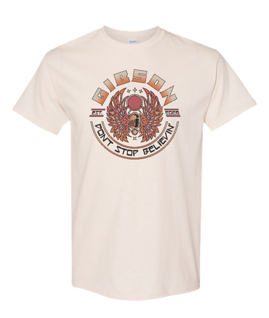 2026 Gibson Journey Circle - Gildan Heavy Cotton Short Sleeve Tee - YOUTH + ADULT - Natural