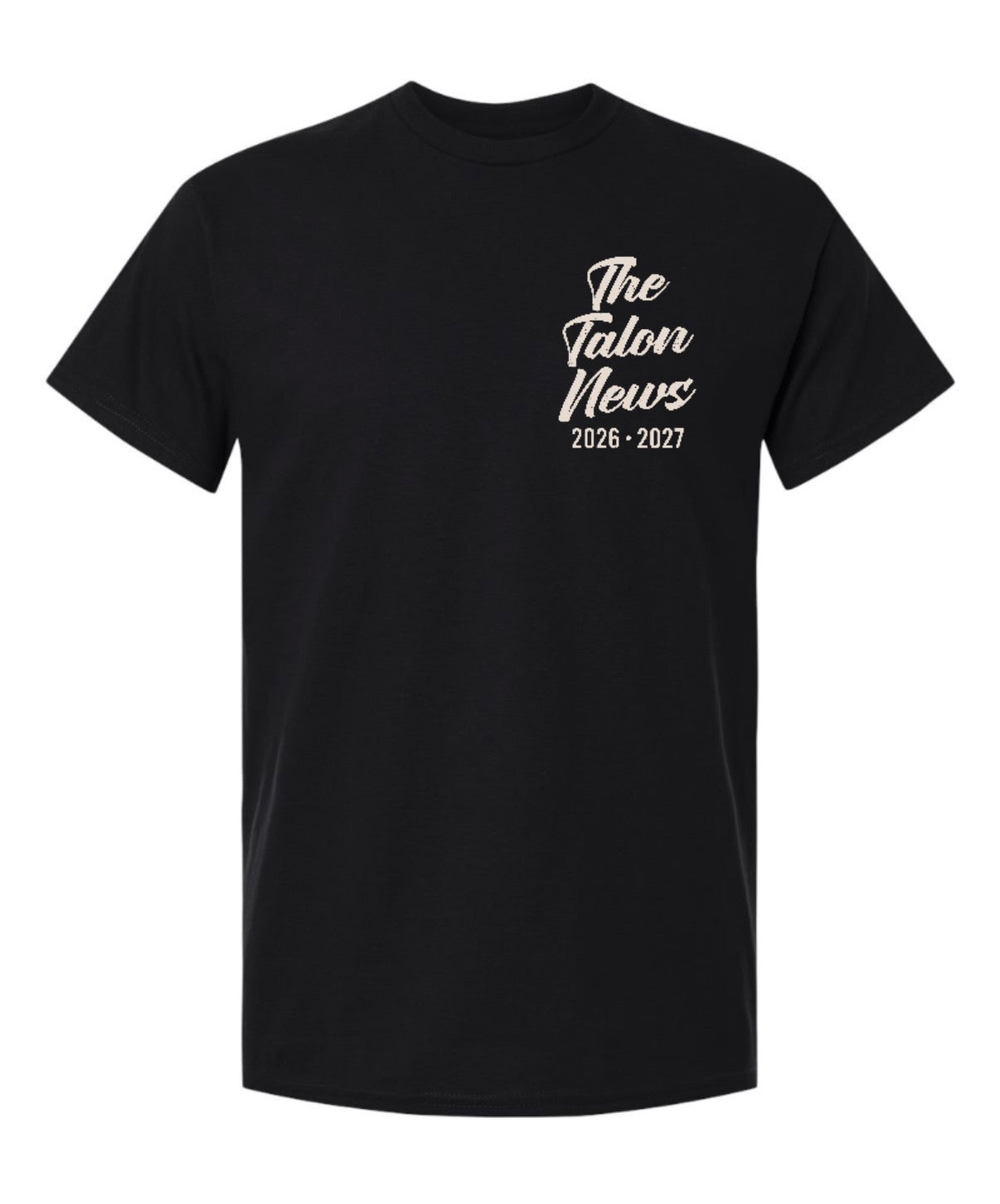 2026 Talon News Media - Short Sleeve Tee - Black