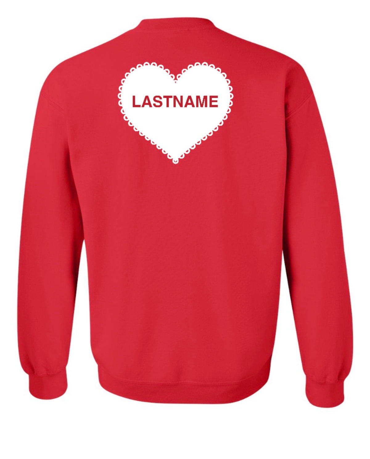 AHS Cheer SENIOR NIGHT 2026 - HeavyBlend Crewneck Sweatshirt - Adult - Red