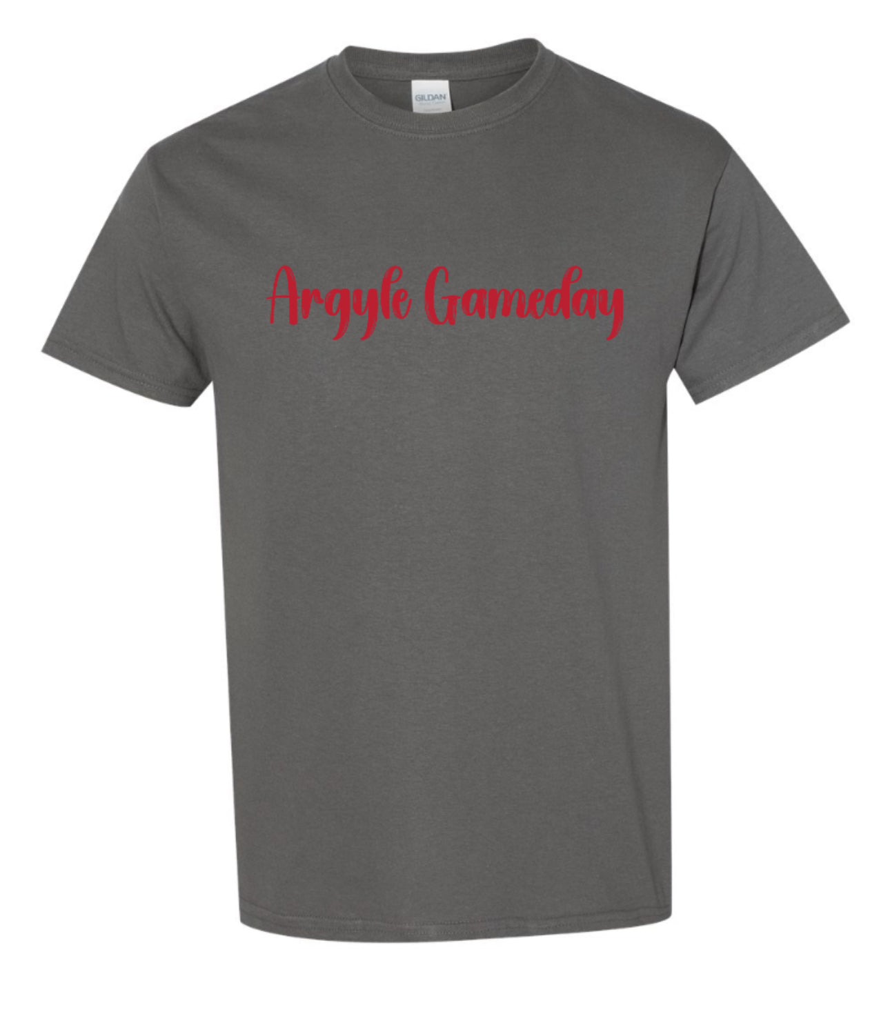 FINAL FEW - ARGYLE MIDDLE Gameday Short Sleeve Tee - Youth + Adult - Charcoal Grey