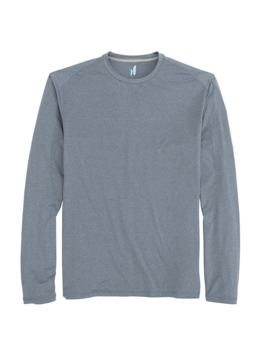 Johnnie-O Men's Runner PREP-FORMANCE Long Sleeve T-Shirt - Lake Blue