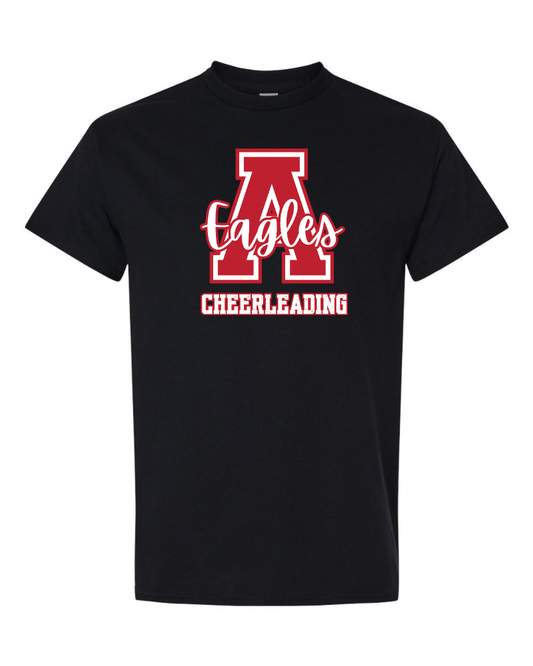 ARGYLE Eagles Cheerleading Short Sleeve Tee - Adult - Black