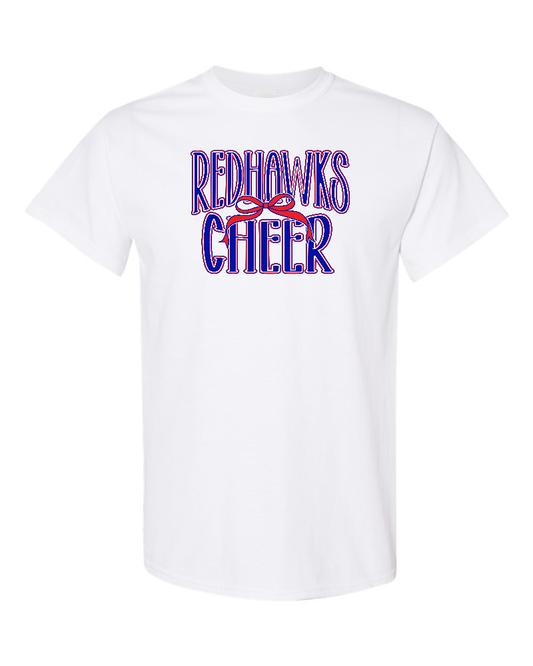 RedHawks CHEER BOW Short Sleeve Tee - Youth + Adult - White
