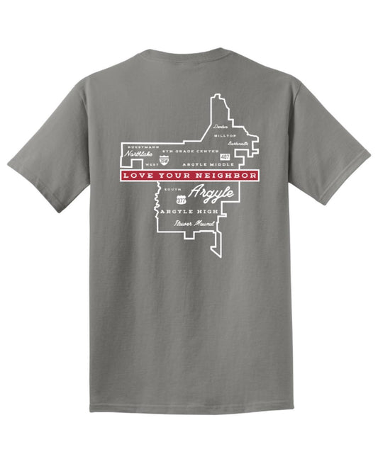 FINAL FEW SALE - AHS Choir 24 - Short Sleeve Tee - Beach Wash Pewter
