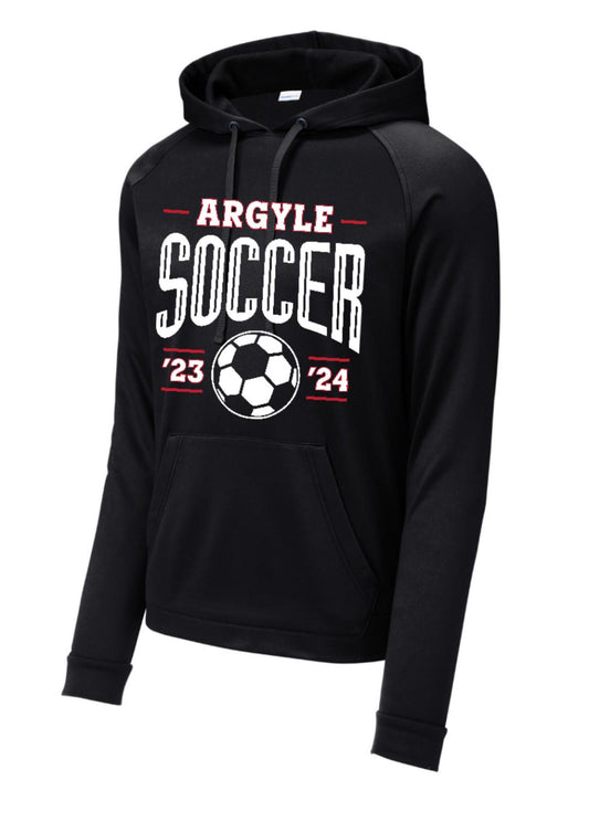 FINAL FEW - 2023 Boys Soccer Be a Grizzly Performance Hoodie - Black